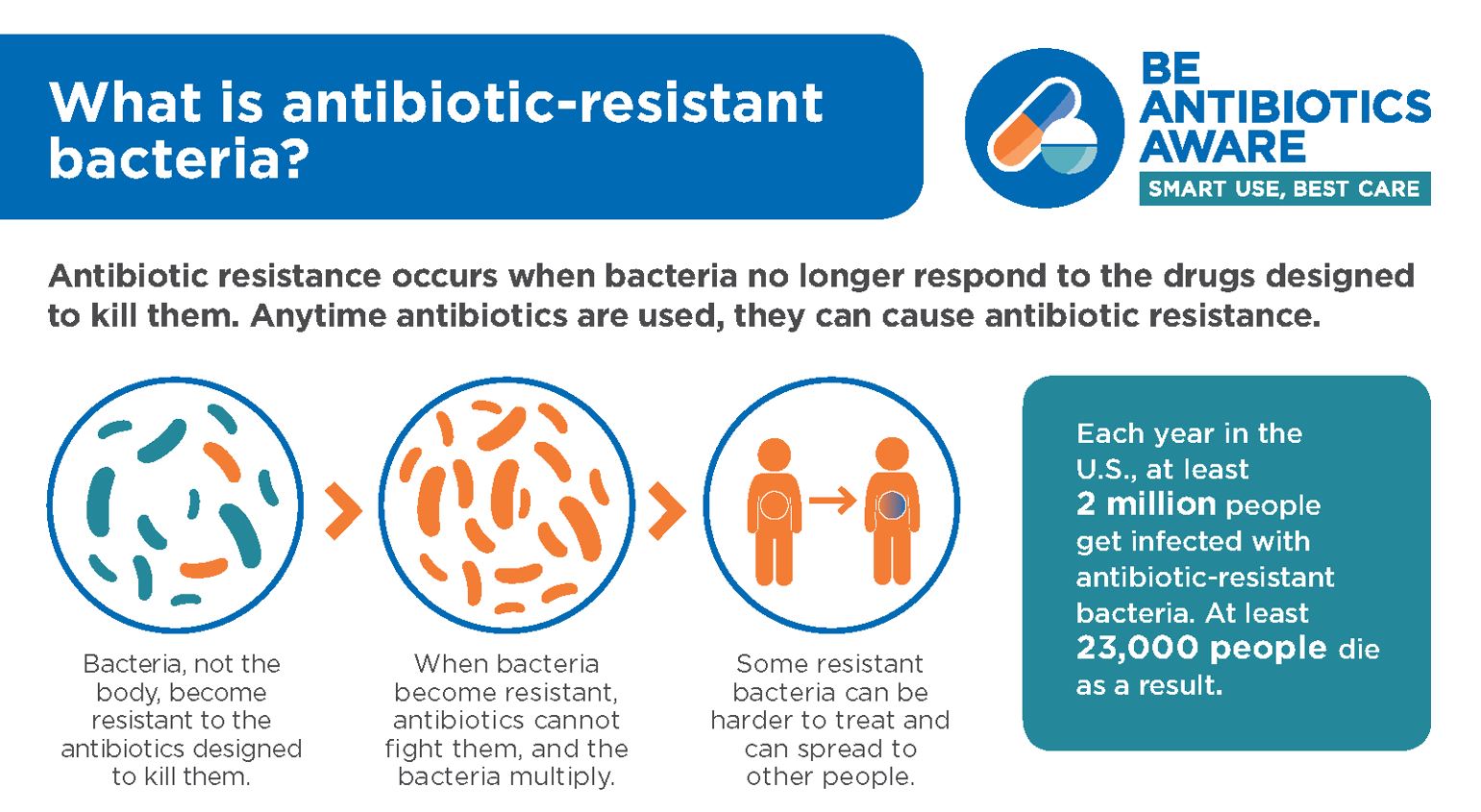 where bacteria becomes resistant to antibiotics