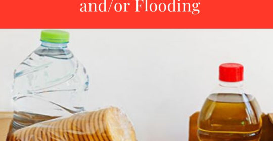 Food Safety After a Hurricane and/or Flooding