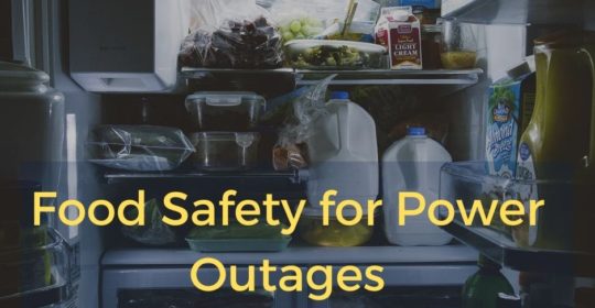 Food Safety for Power Outages