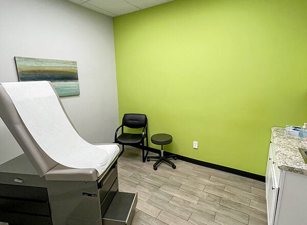A photo of an inviting room used for patient care at Swift Health Morrow