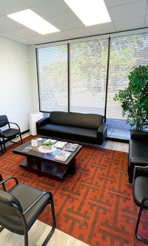 A photo of the Swift Health Morrow lobby